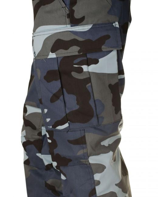 O&T Pantaloni da uomo BDU, skyblue