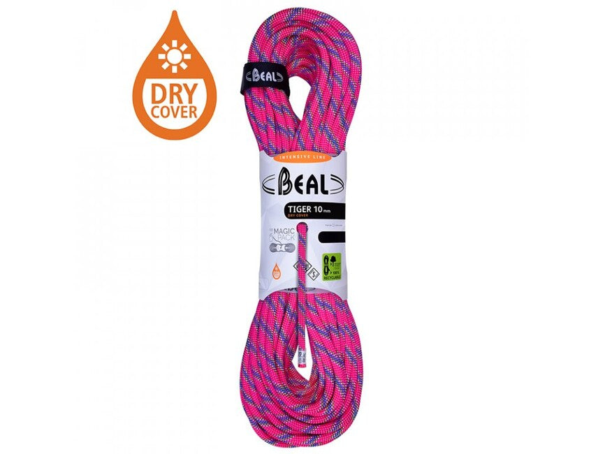 Beal Tiger corda da arrampicata invernale Unicore 10 mm 200 m, fucsia