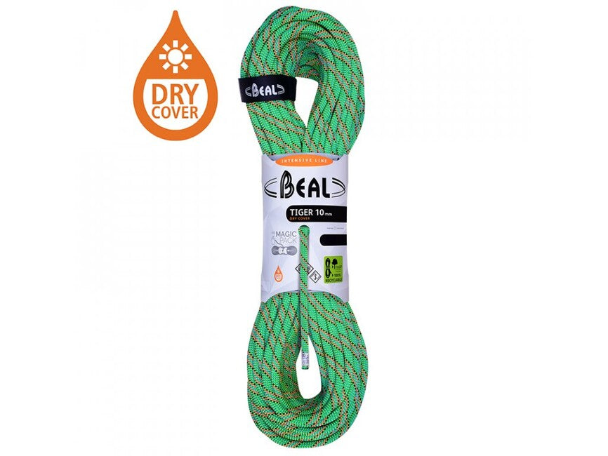 Beal Tiger Unicore corda da arrampicata invernale 10 mm 200 m, verde