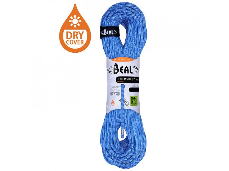 Beal Joker Soft corda da arrampicata dinamica 9,1 mm 70 m, blu