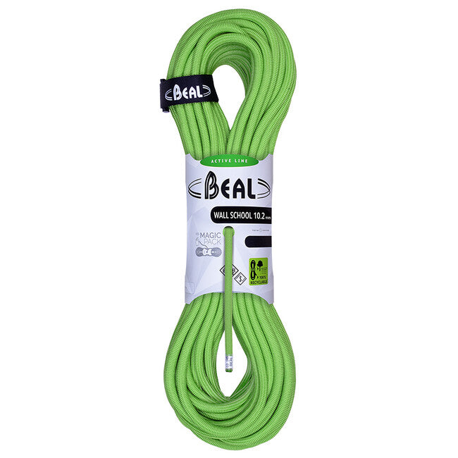 Beal Wall School corda da arrampicata Unicore 10,2 mm 20 m, verde