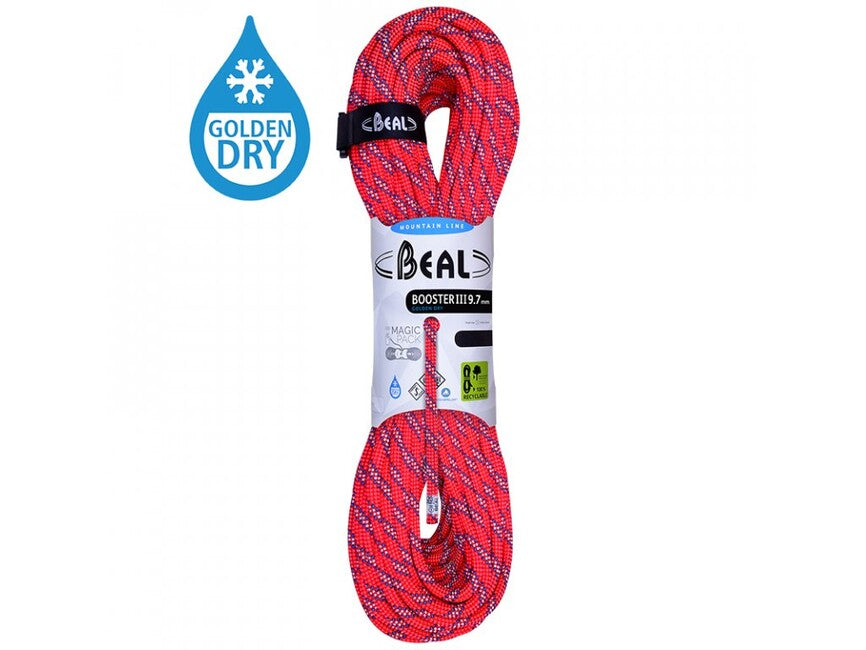 Beal Booster corda da arrampicata 9,7 mm 50 m, arancione
