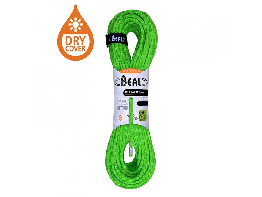 Beal Opera corda da arrampicata Unicore 8,5 mm 200 m, verde