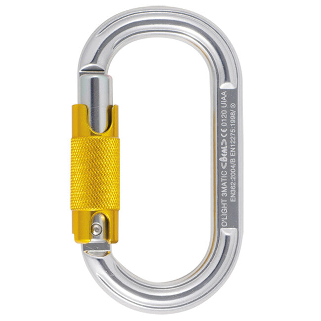 Beal O Light 3 Matic moschettone ovale in alluminio