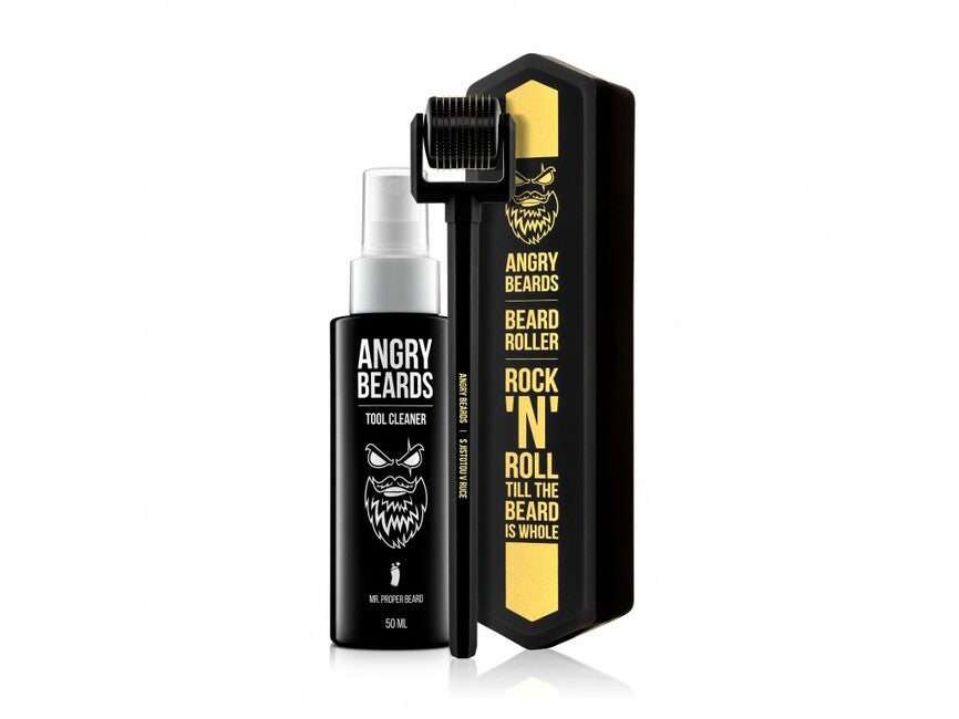 Angry Beards detergente per rulli e strumenti per la barba, 50 ml