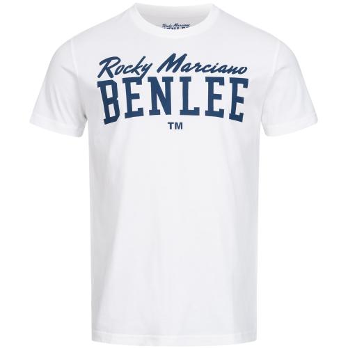 BENLEE Logo maglietta da uomo, bianco