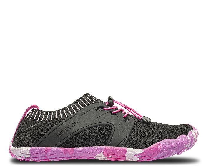 BENNON Bosky scarpe a piedi nudi, nero/rosa