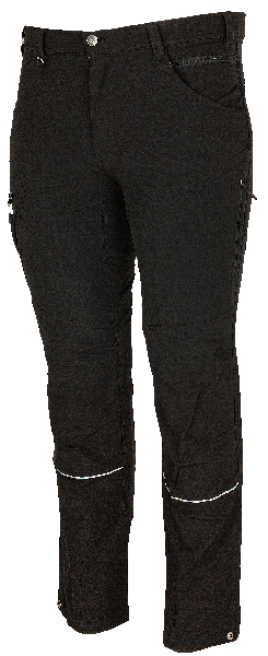 BENNON FOBOS pantaloni da esterno e da lavoro, neri