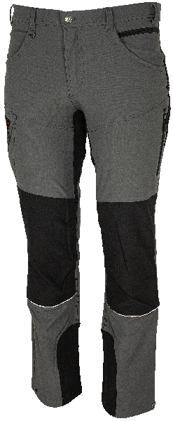BENNON Fobos pantaloni da esterno e da lavoro, grigio/nero