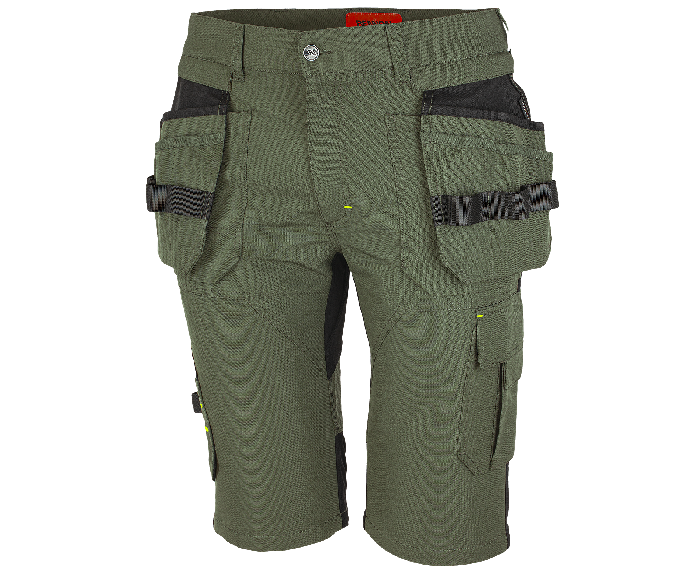 Bennon Erebos Work Shorts, Green/Black