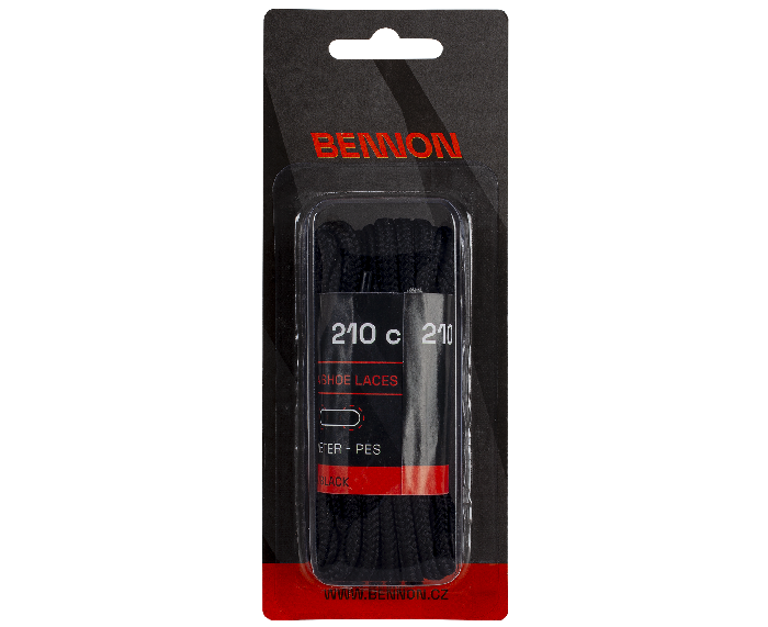 BENNON Lacci per scarpe laces nero box 210 cm