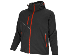 BENNON FORCE Μπουφάν Softshell, Μαύρο/Κόκκινο