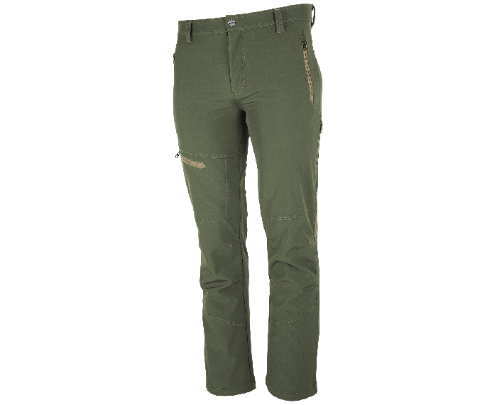 BENNON Force pantaloni softshell, verde/sabbia