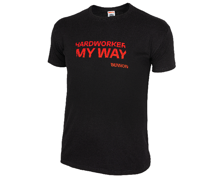 BENNON Hardworker maglietta, nera