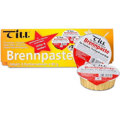 Pasta combustibile di sicurezza, barattolo da 80 g