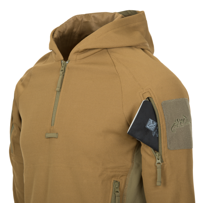 Helikon-Tex Range Felpa con cappuccio TopCool, oliva/nero