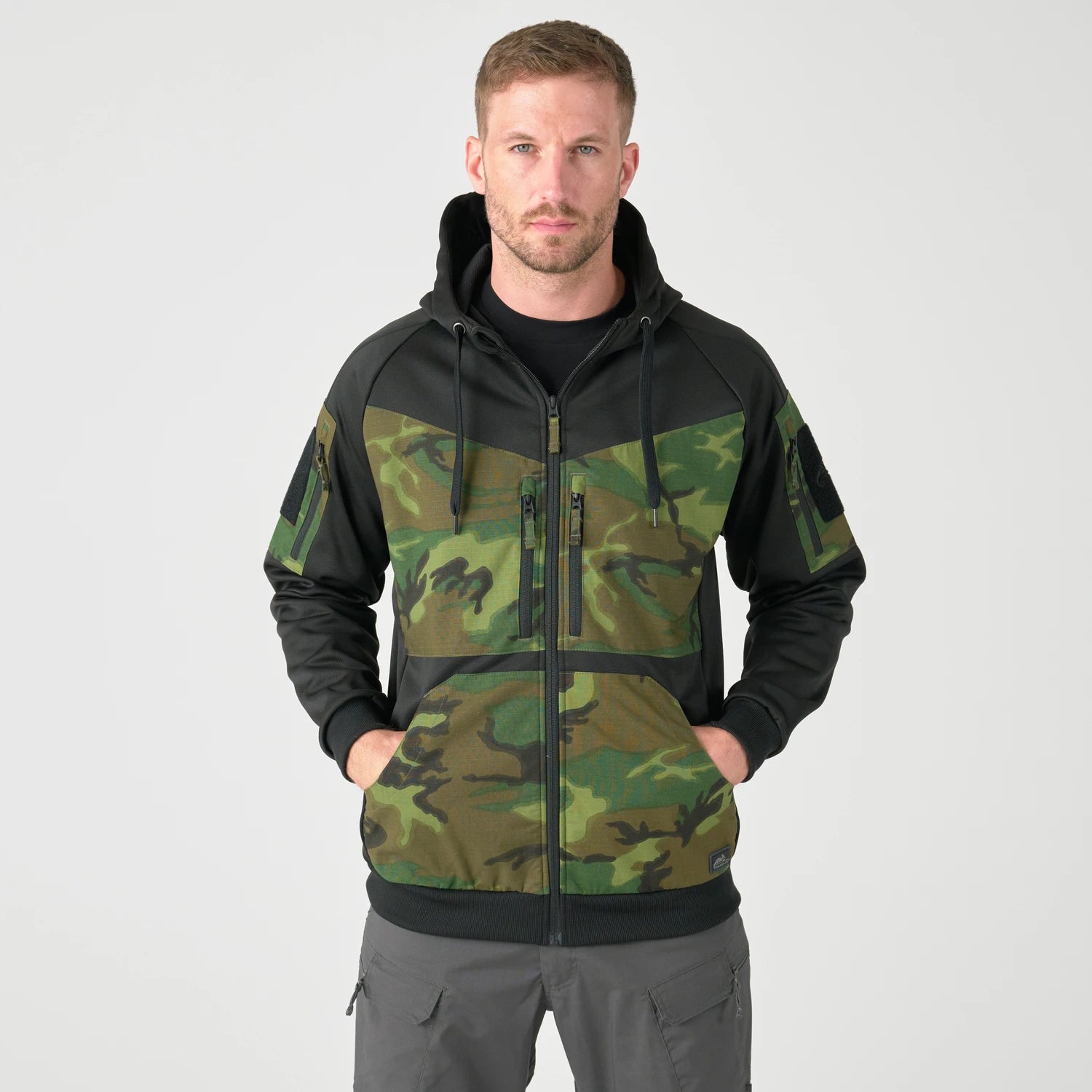 Helikon-Tex ROGUE HOODIE bunda, BLACK/TIGER STRIPE – detail 3