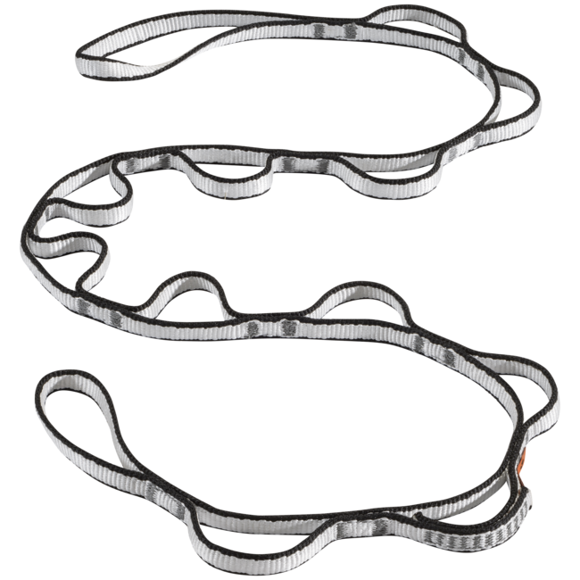 Black Diamond 12 mm dynex loop daisy chain 115 cm, nero
