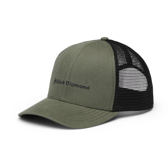 Black Diamond Bd Trucker berretto, tundra-nero-bd wordmark