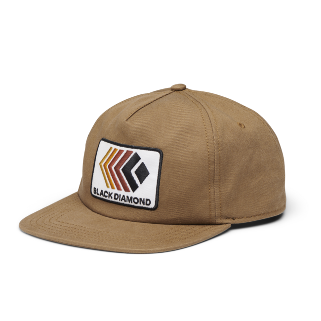 Black Diamond Bd Washed cap, patch sbiadita in curry scuro