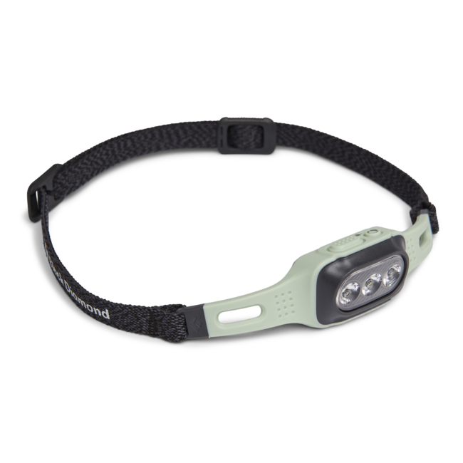 Black Diamond Deploy Lampada frontale da corsa Run Light, verde schiuma