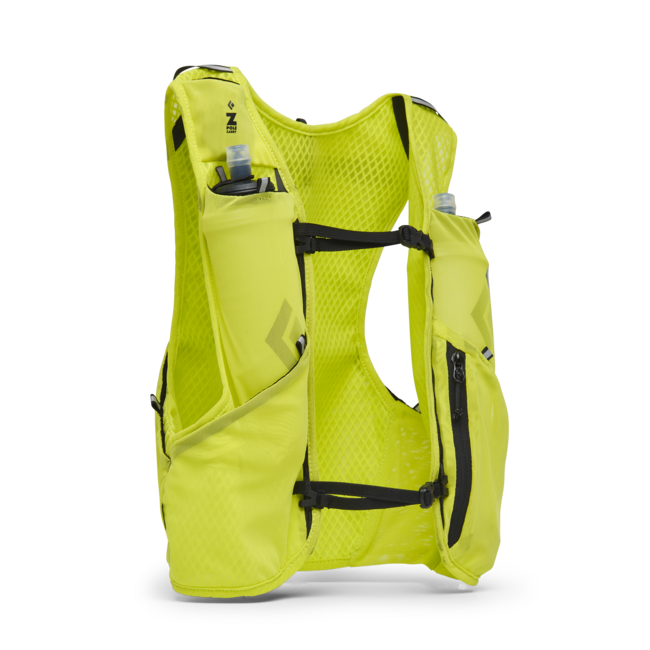 Black Diamond Distance 4 gilet di idratazione da corsa, giallo ottico