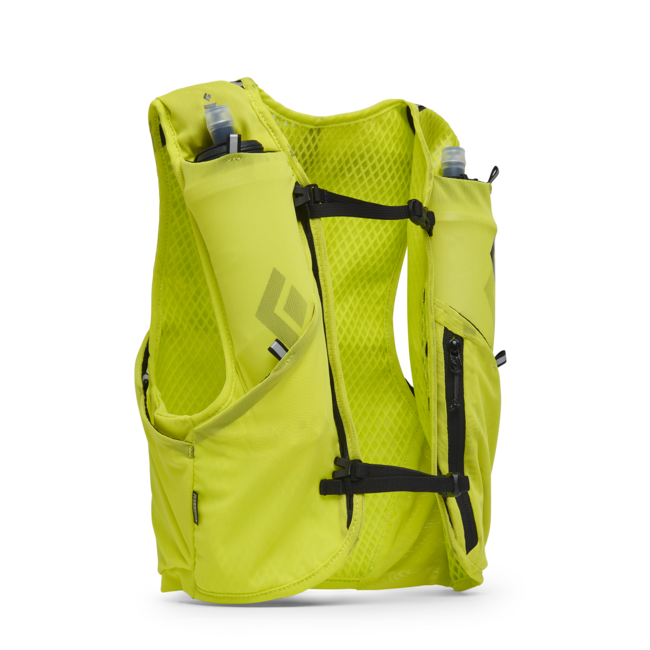 Black Diamond Distance 4 gilet di idratazione da corsa da donna, giallo ottico