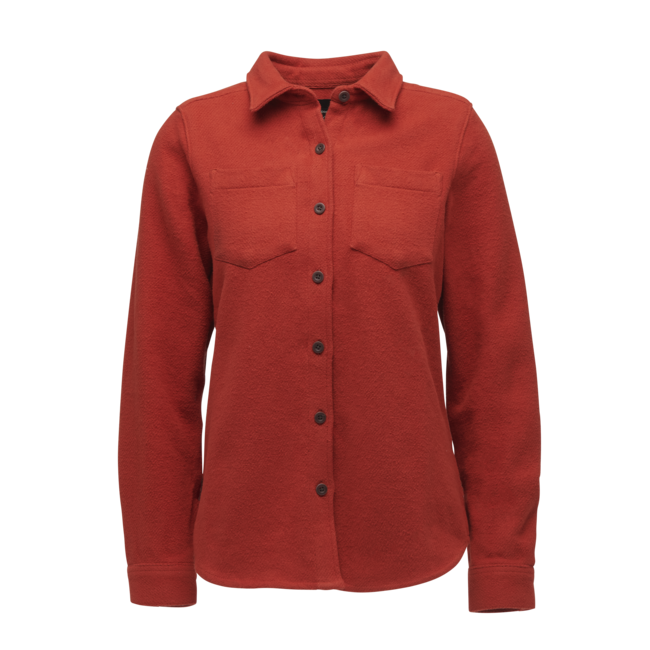 Black Diamond Project Heavy camicia di flanella da donna, red rock
