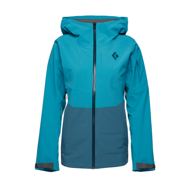 Black Diamond Recon Stretch Ski Shell giacca da sci da donna , azul-azurite