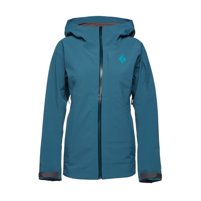 Black Diamond Recon Stretch Ski Shell giacca da sci da donna, azzurrite
