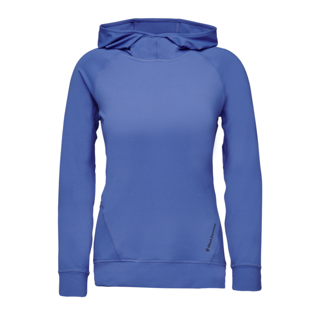 Black Diamond Alpenglow felpa da donna, blu pulito