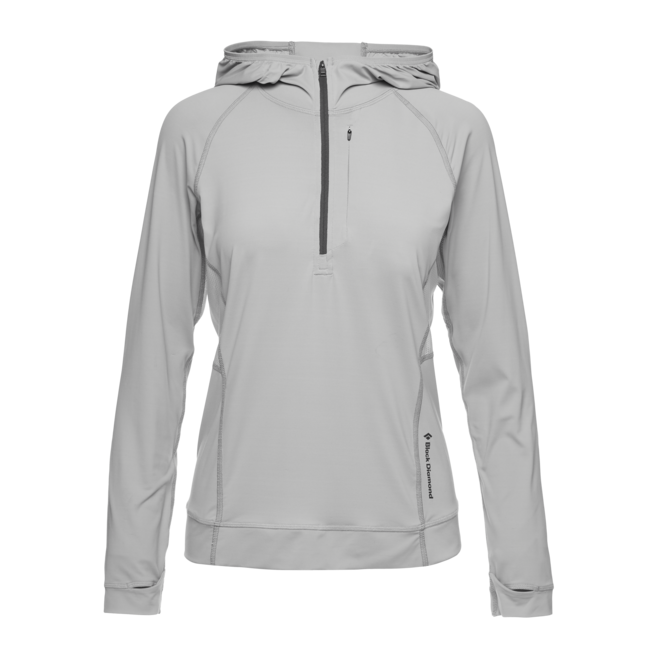 Black Diamond Alpenglow Pro felpa da donna, peltro