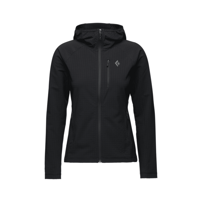 Black Diamond Coefficient Storm felpa da donna, nera