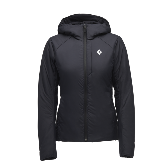 Black Diamond First Light Stretch felpa da donna, nera