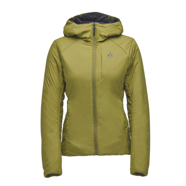 Black Diamond First Light Stretch felpa da donna, verde falesia