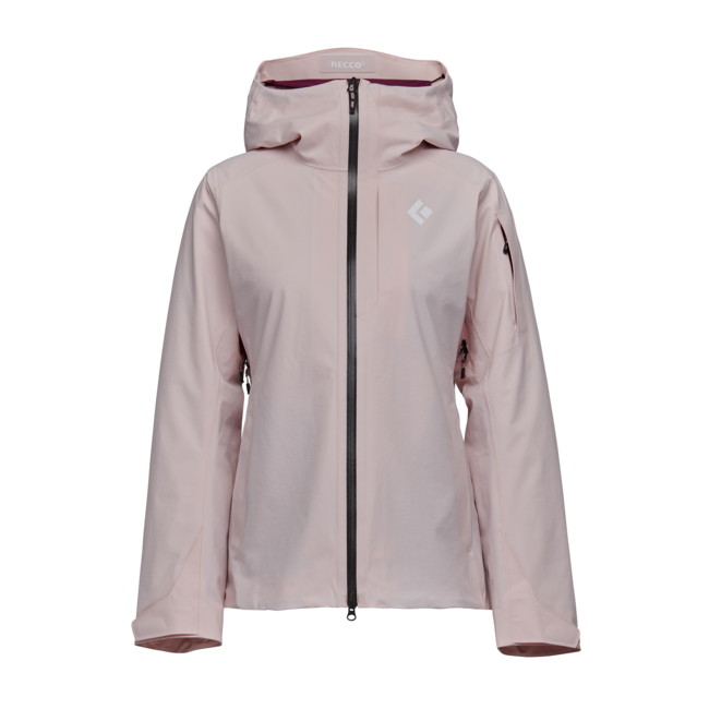 Black Diamond Recon Insulated Shell giacca impermeabile da donna, rosa ghiaccio