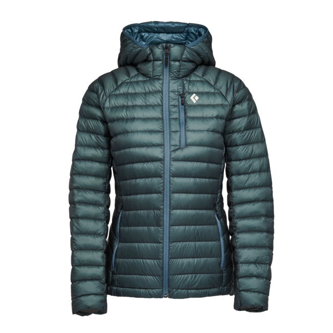 Black Diamond Approach piumino da donna, blu creek