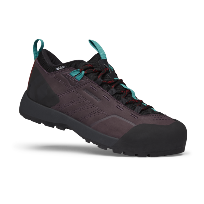 Black Diamond Mission Low Waterproof Approach stivali in pelle, gelso-nero