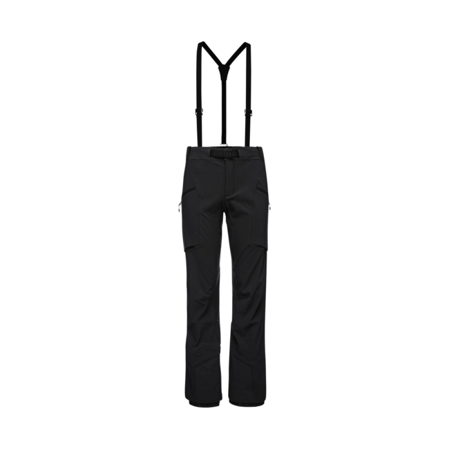 Black Diamond Dawn Patrol pantaloni ibridi da donna, neri