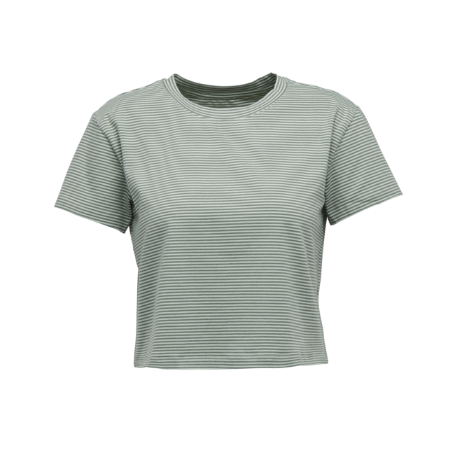 Black Diamond Bd Stripe maglietta a maniche corte da donna, verde schiuma-verde chiaro