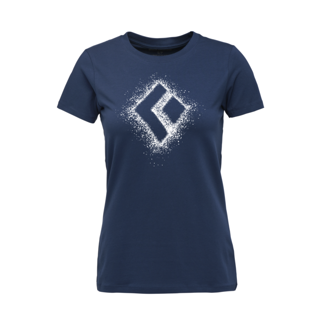 Black Diamond Chalked Up 2.0 maglietta a maniche corte da donna, indaco