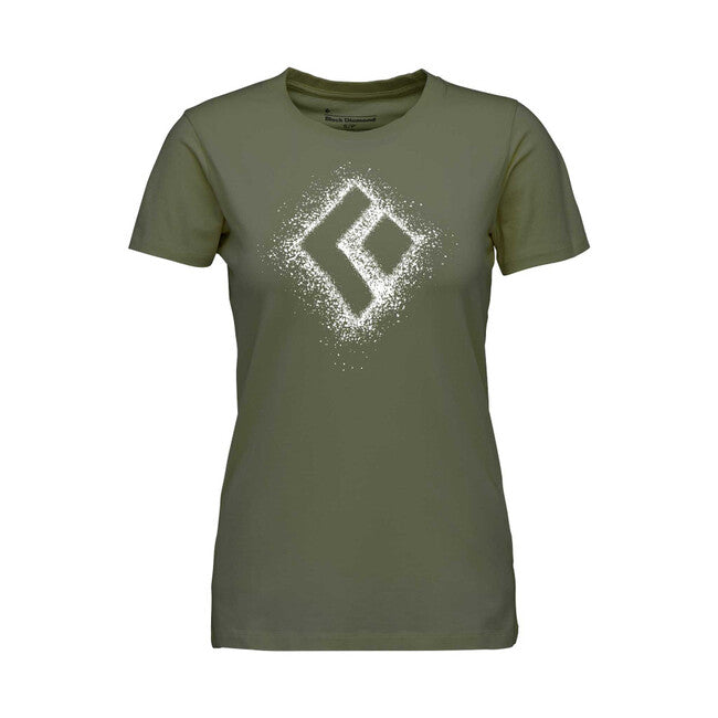 Black Diamond Chalked Up 2.0 maglietta da donna a maniche corte, tundra