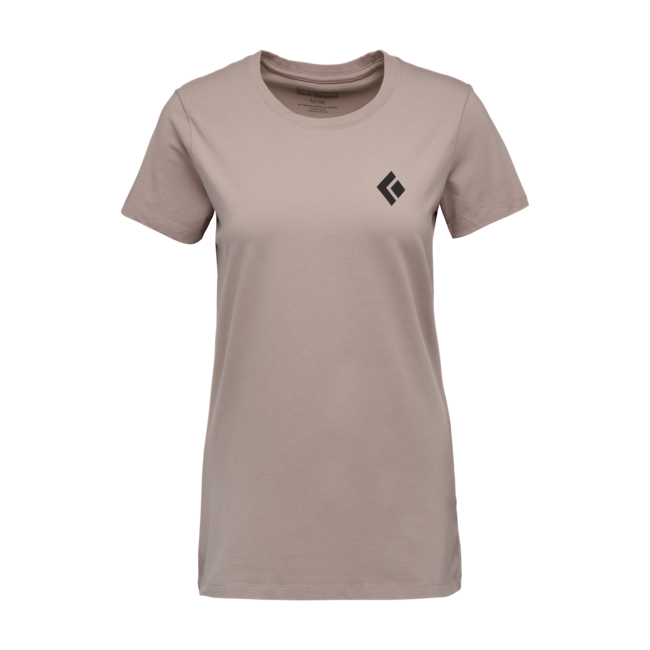Black Diamond Equipment for Alpinists t-shirt a manica corta, malva pallido