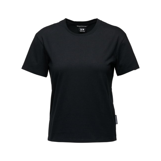Black Diamond Project t-shirt a maniche corte da donna, nero
