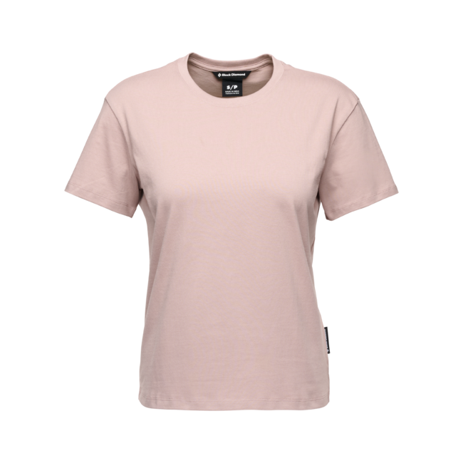 Black Diamond Project t-shirt a manica corta da donna, malva pallida