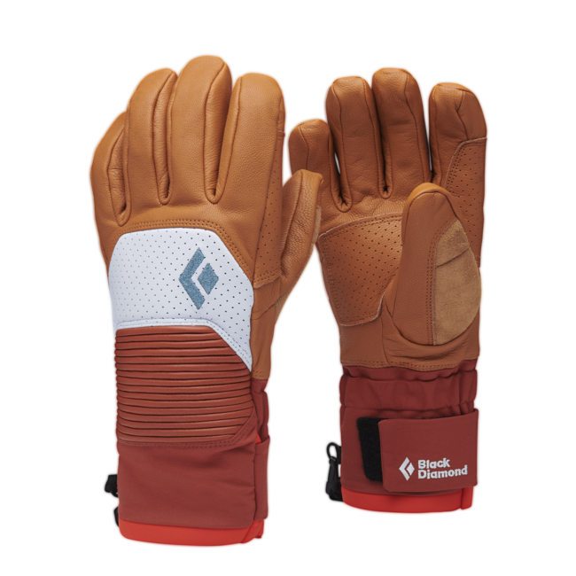 Black Diamond Impulse guanti invernali da donna , blu henna-belay