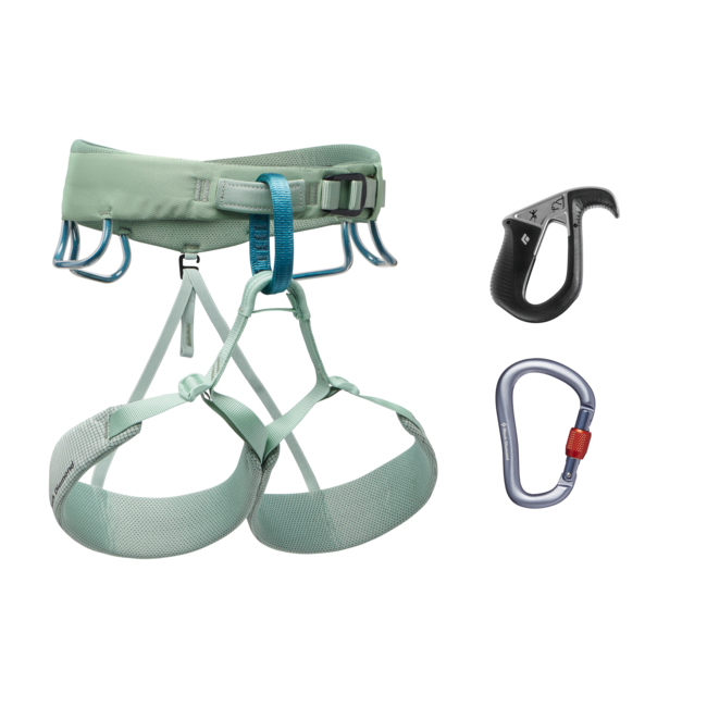 Black Diamond MomentuPilot set di cinture di sicurezza da donna