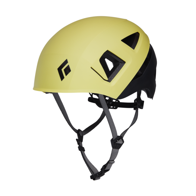 Black Diamond Capitan casco da arrampicata, lemon grass-nero