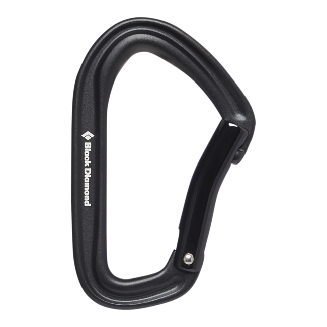 Black Diamond Moschettone Hotforge Bent Gate, nero