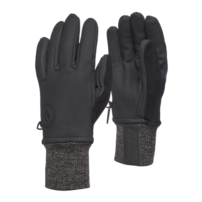 Black Diamond Dirt Bag guanti in pelle, neri